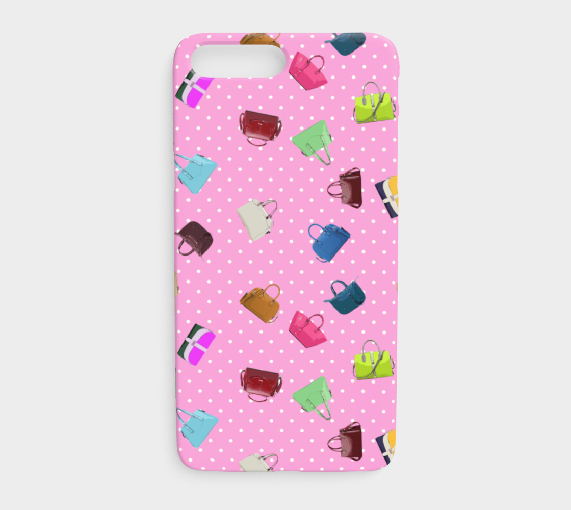 Purses, Polka Dots and Pink Background preview #1