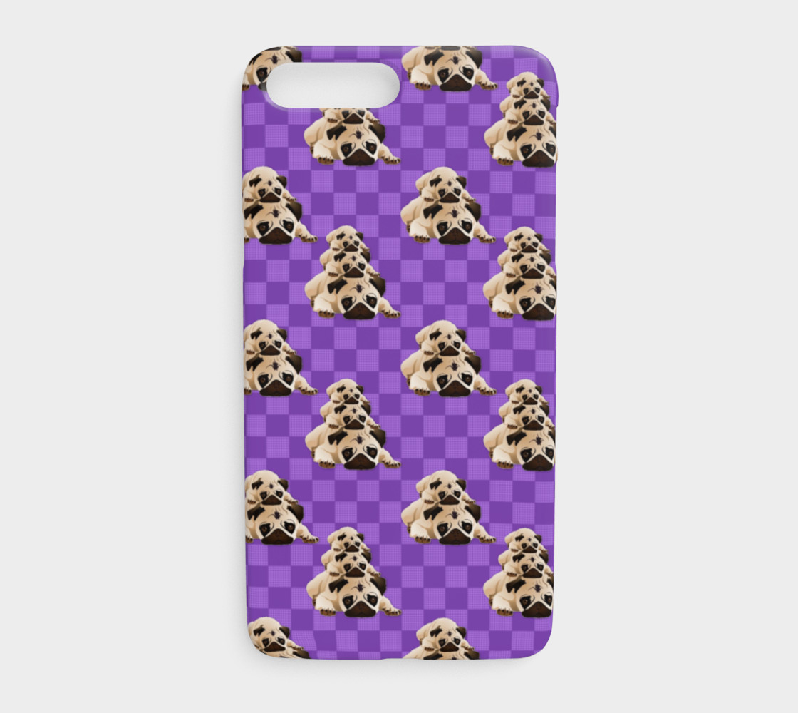 Pugs on Purple Checks preview #1
