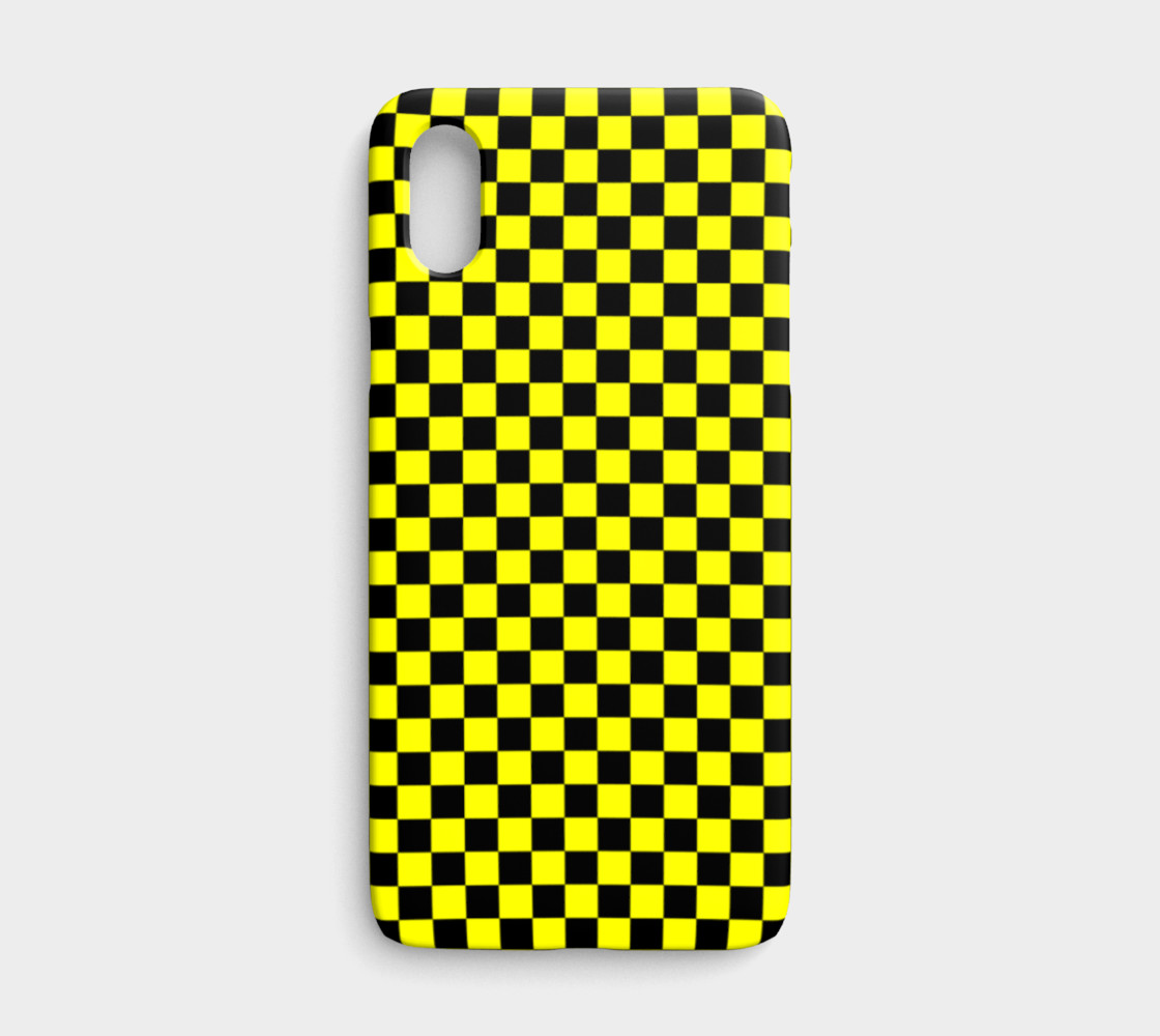 black and yellow checkerboard