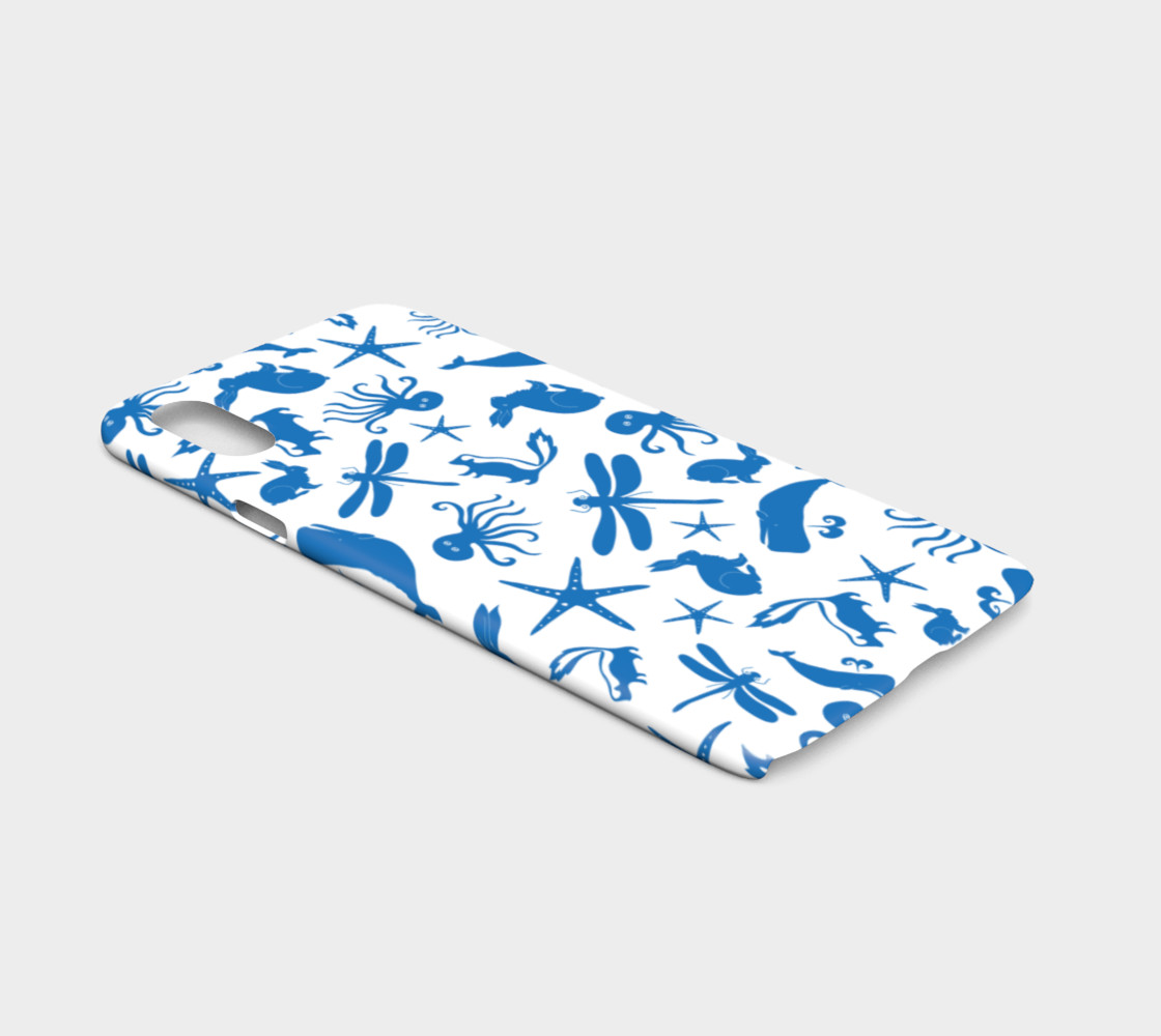 Multi Creature - Blue on White preview #2