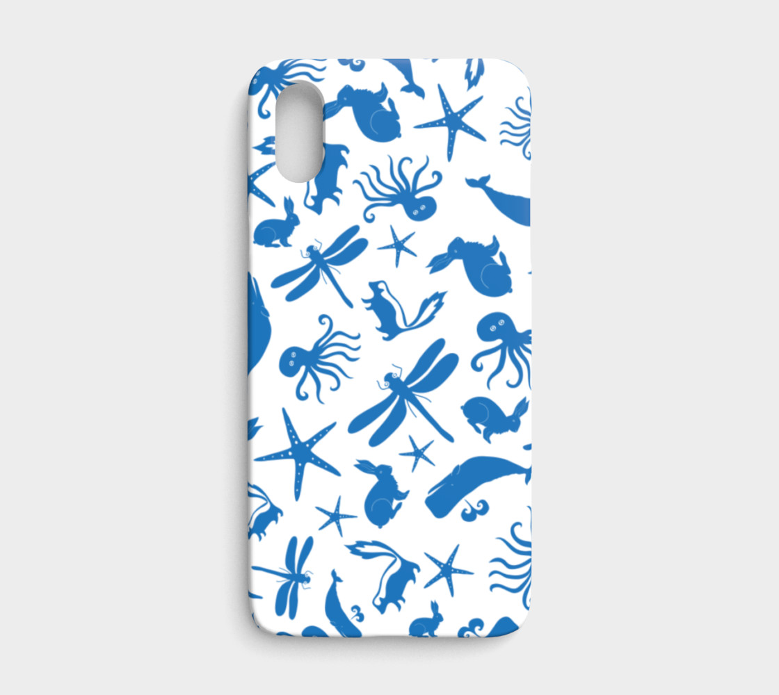 Multi Creature - Blue on White preview #1