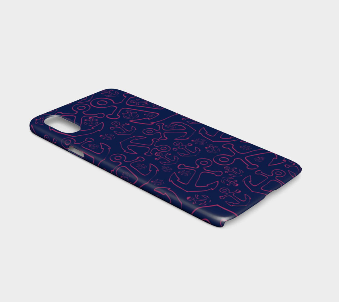 Anchor Dream - Pink on Navy preview #2