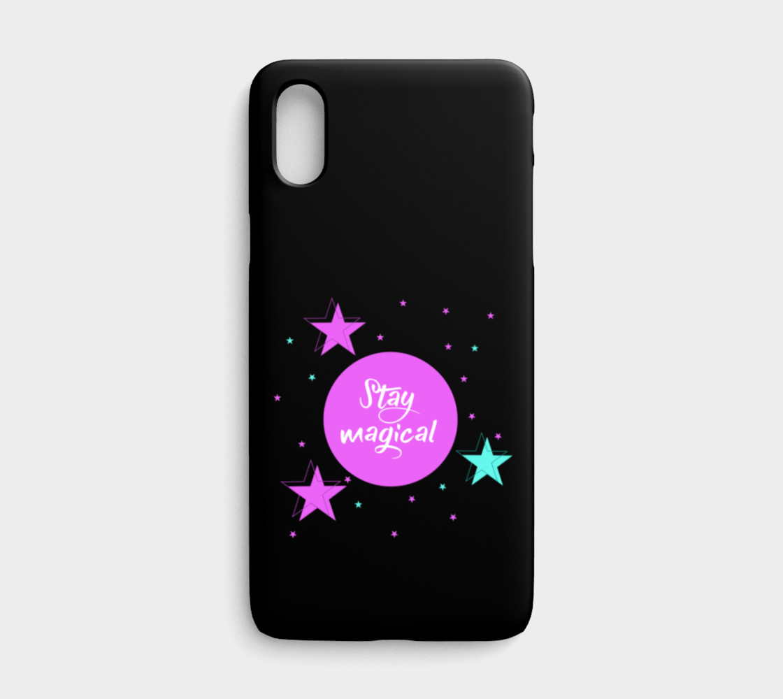 Stay Magical iPhone X Phone Case preview #1