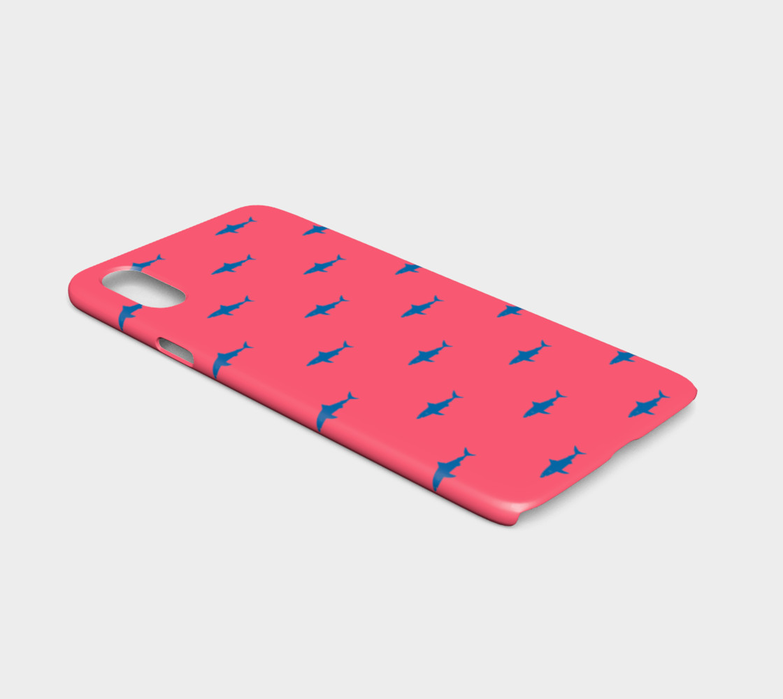 Shark - Blue on Coral preview #2