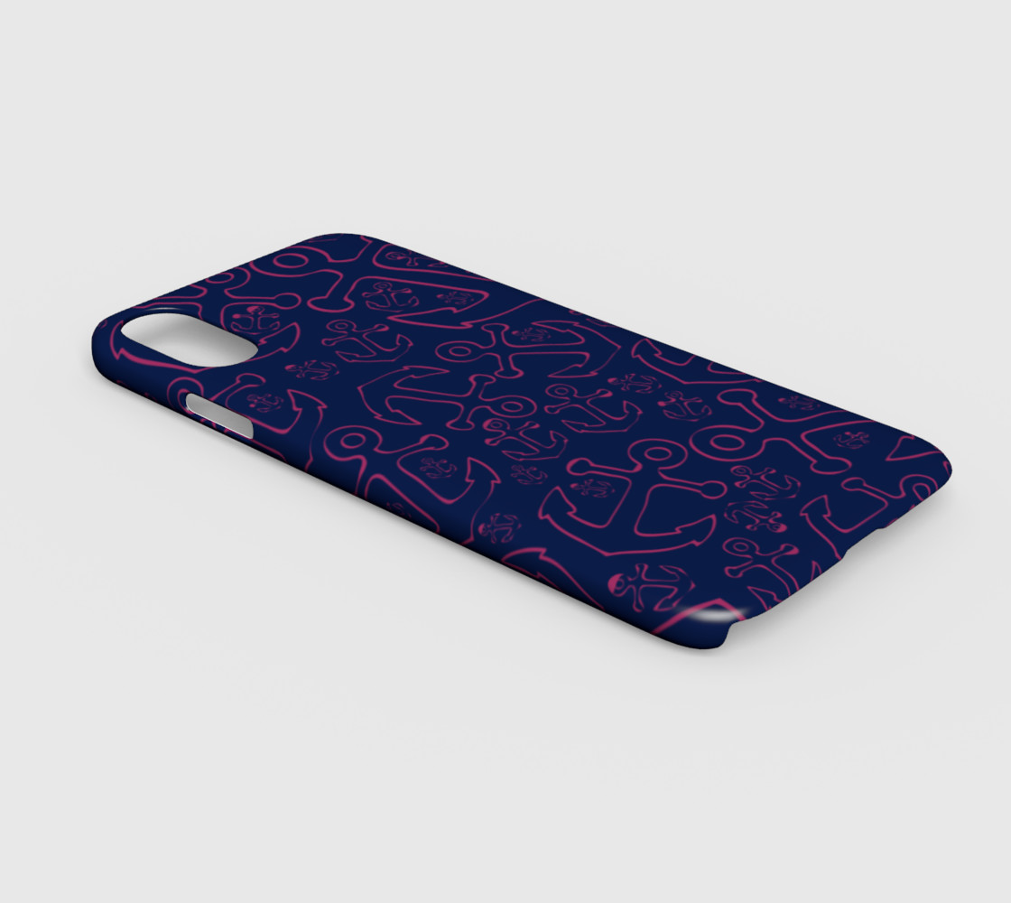 Anchor Dream - Pink On Navy preview #2