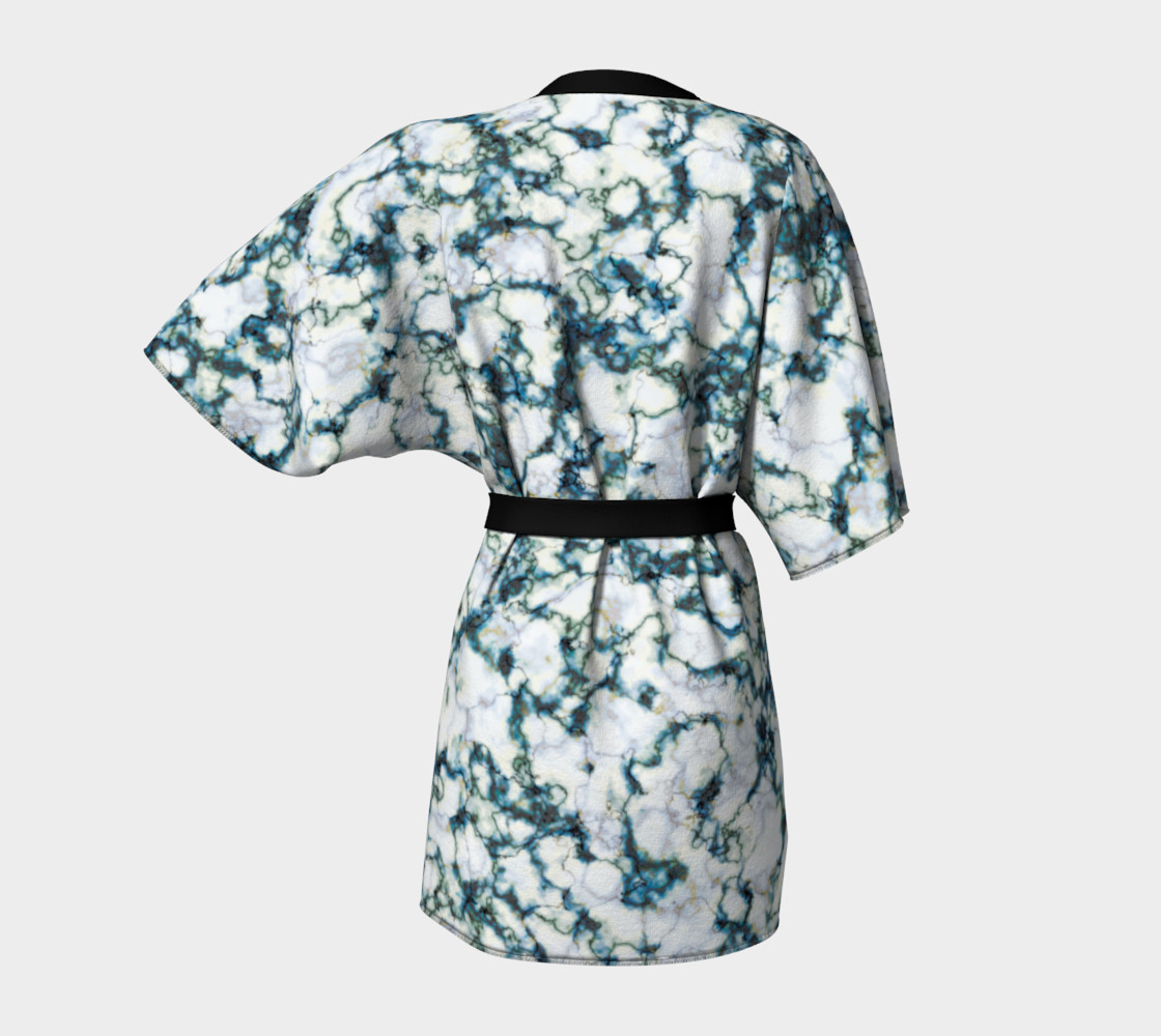 Blue Marble Kimono Robe preview #4