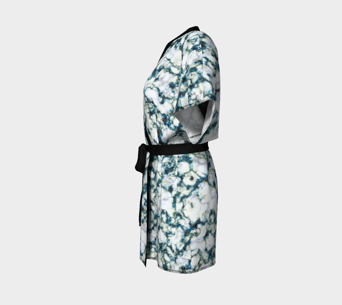 Blue Marble Kimono Robe preview #2