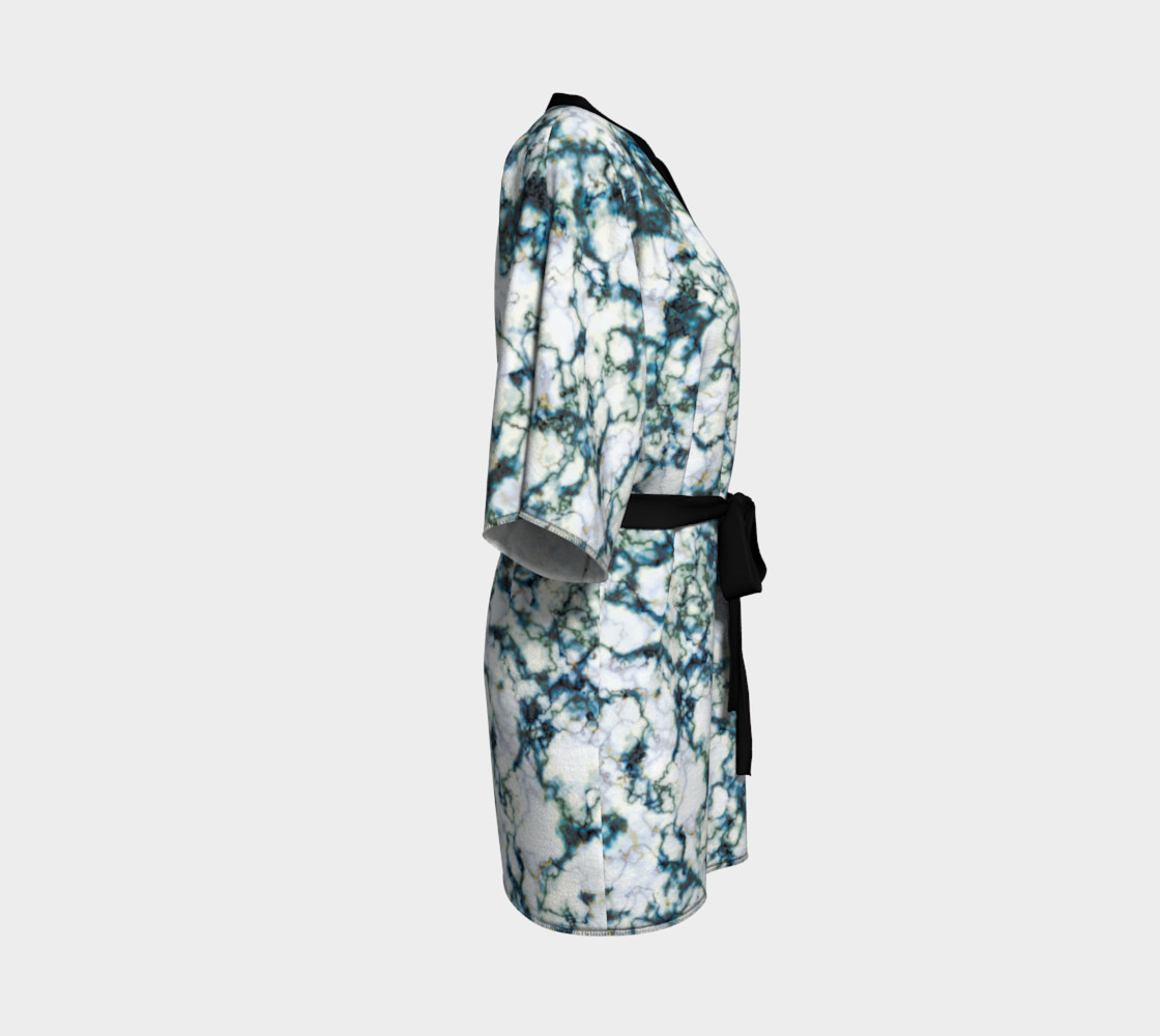 Blue Marble Kimono Robe preview #3