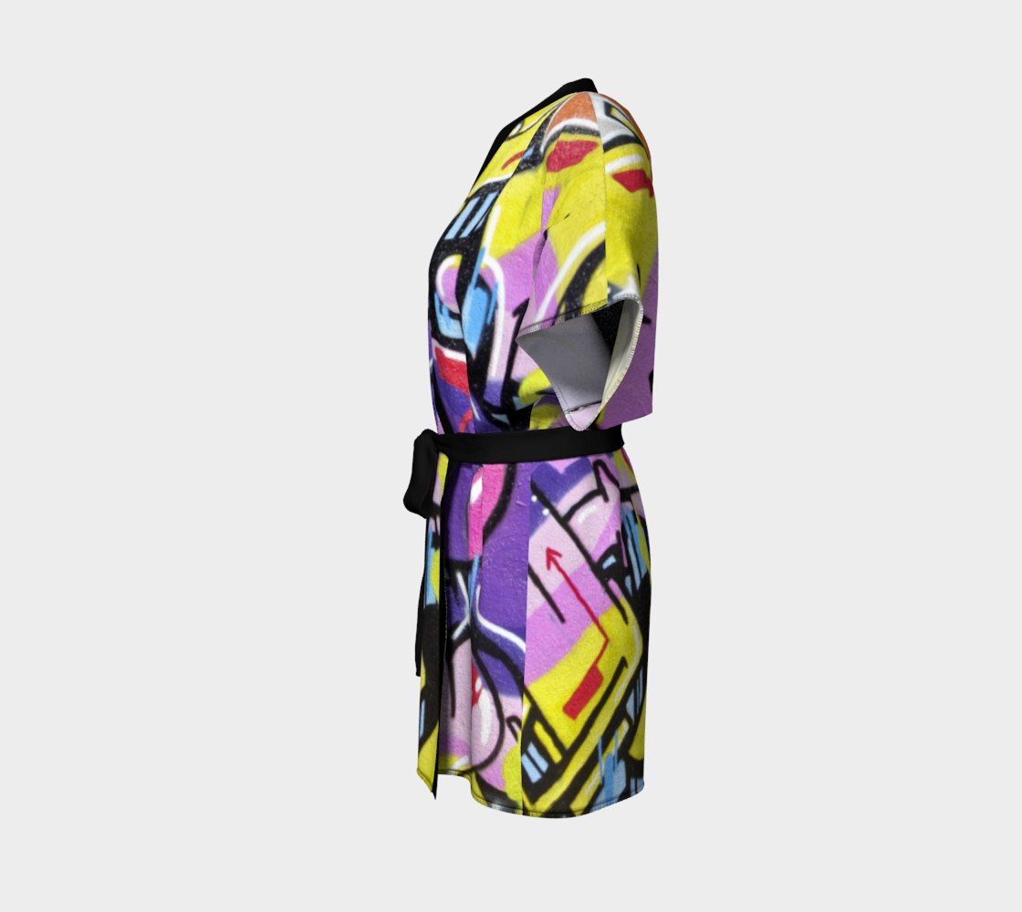 Grafitti kimono robe preview #2