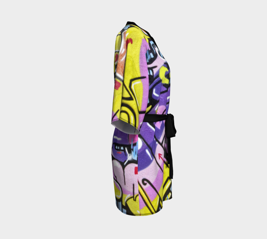 Grafitti kimono robe preview #3