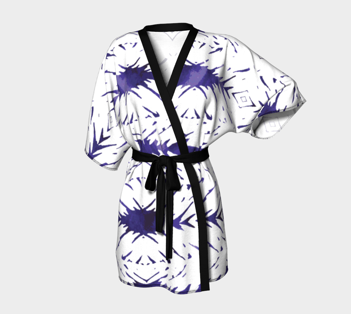 purple kimono dress