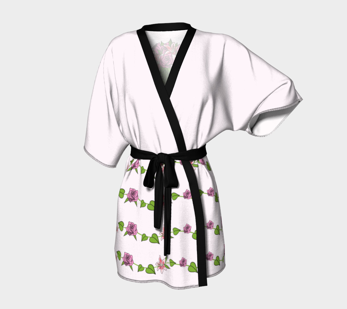 Bouquet of Flowers Kimono Robe preview #1