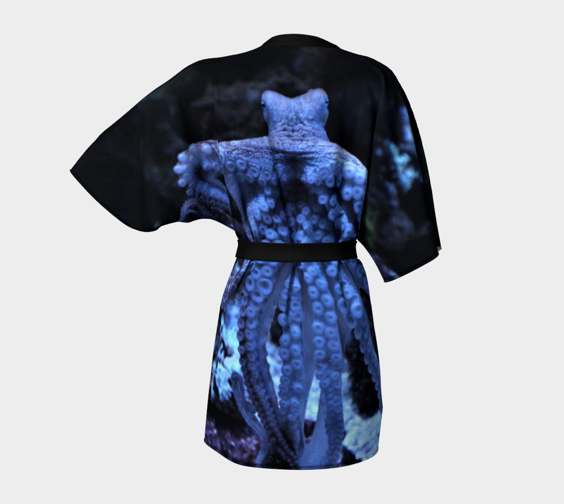 Dark Octopus Black Light Robe preview #4