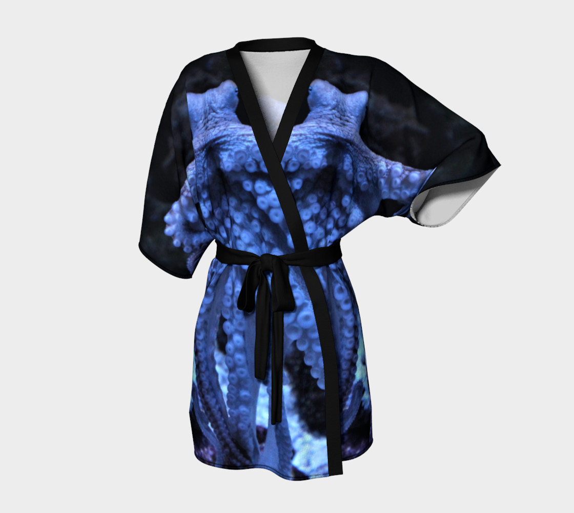 Dark Octopus Black Light Robe preview #1