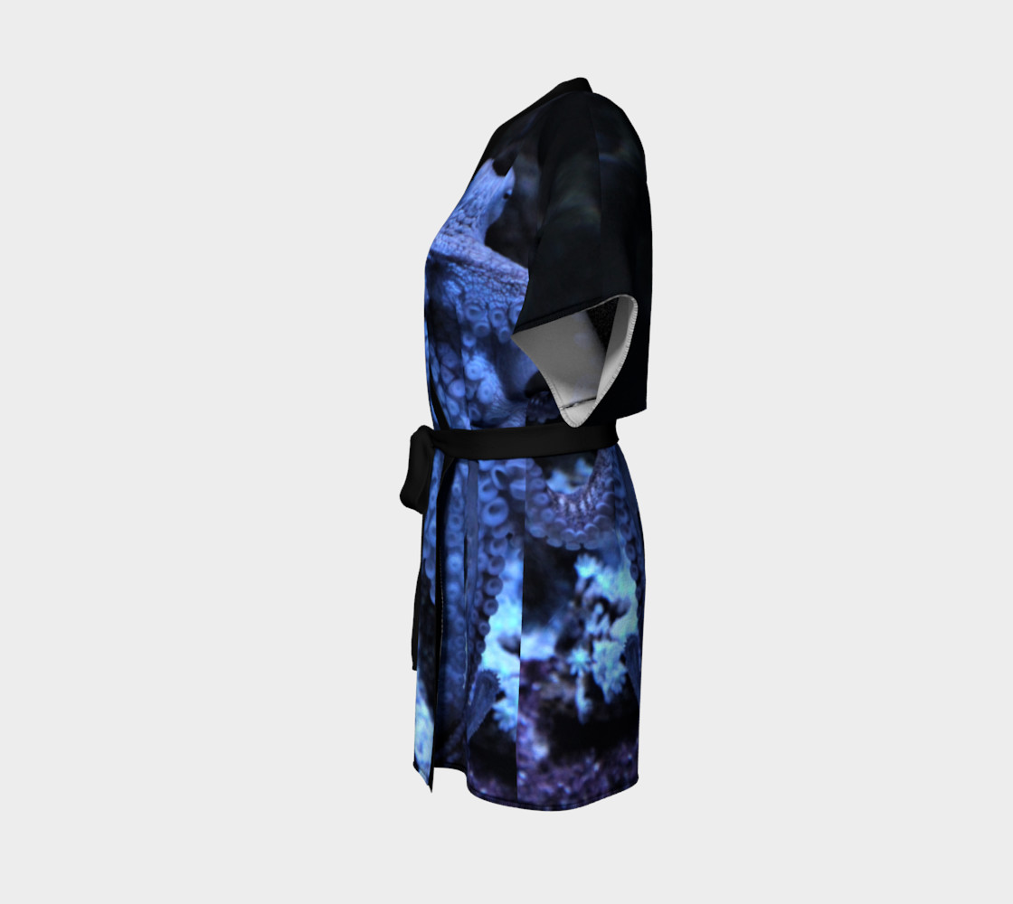 Dark Octopus Black Light Robe preview #2