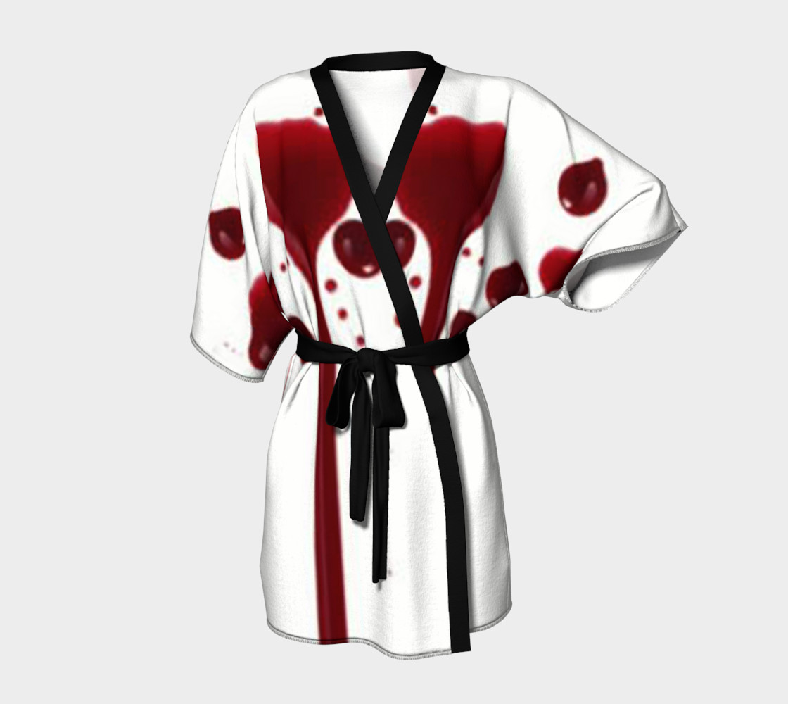 Blood Splatter four kimono robe preview #1