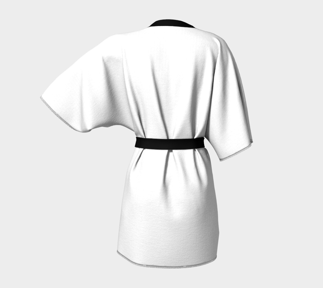 White Kimono Robe preview #4