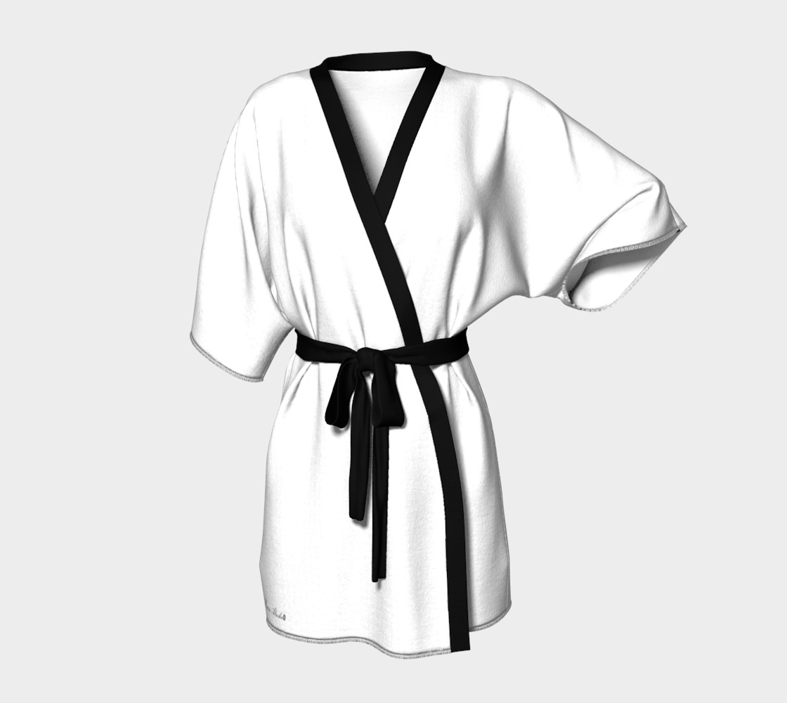 White Kimono Robe preview #1