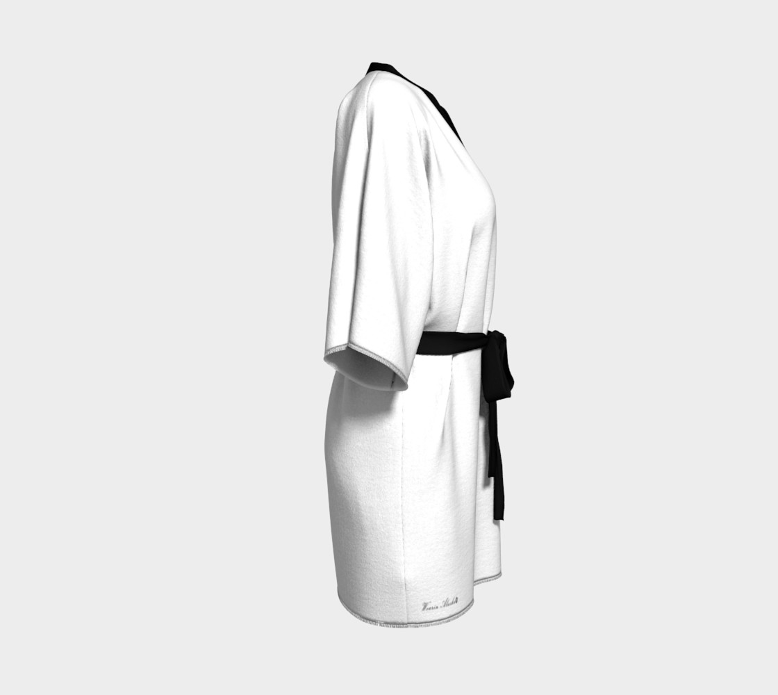 White Kimono Robe preview #3