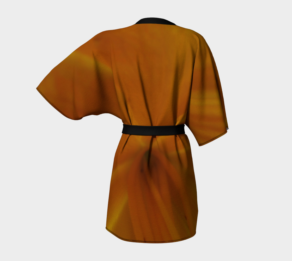 Brownish Unisex Kimono Robe preview #4