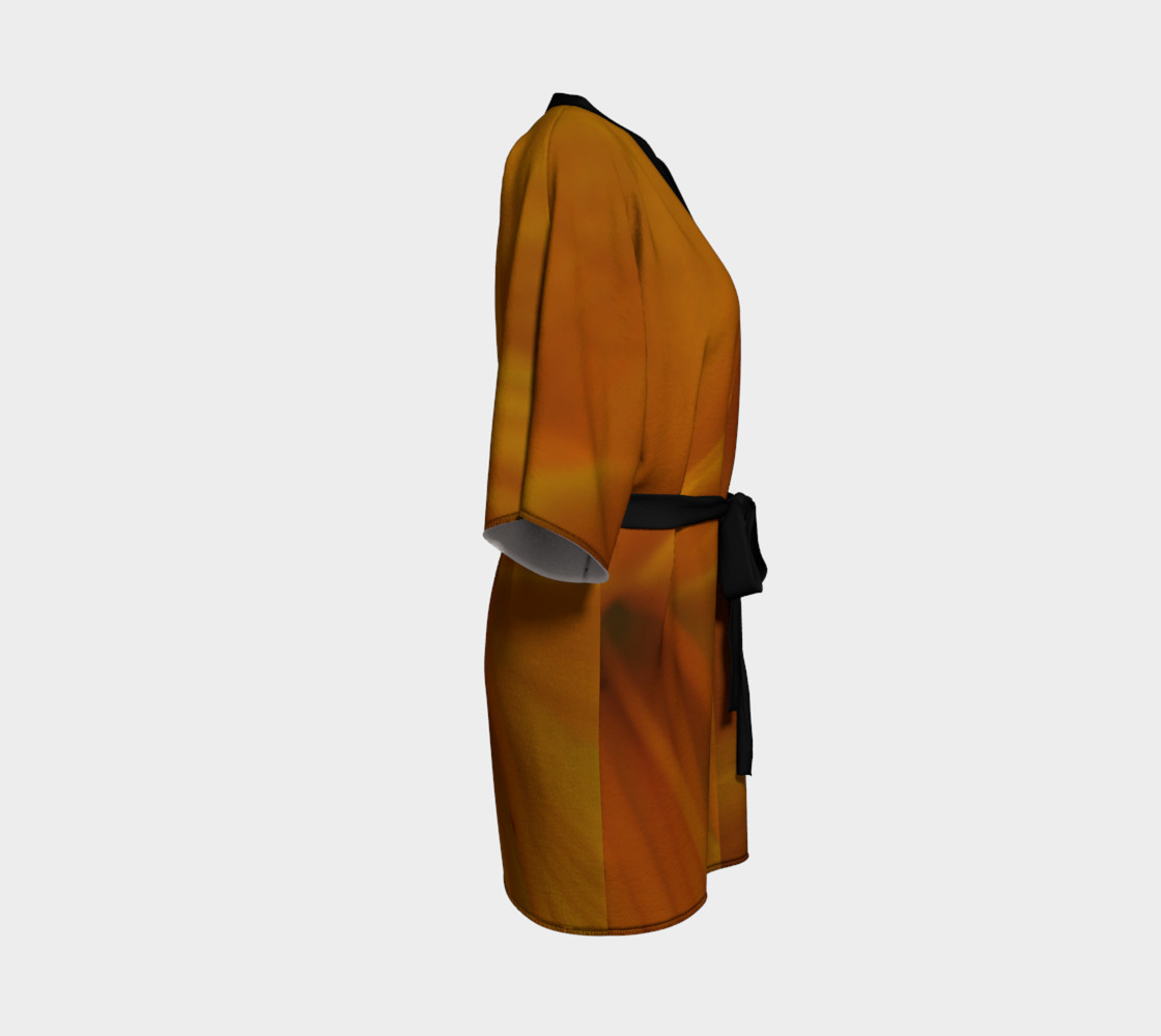 Brownish Unisex Kimono Robe preview #3