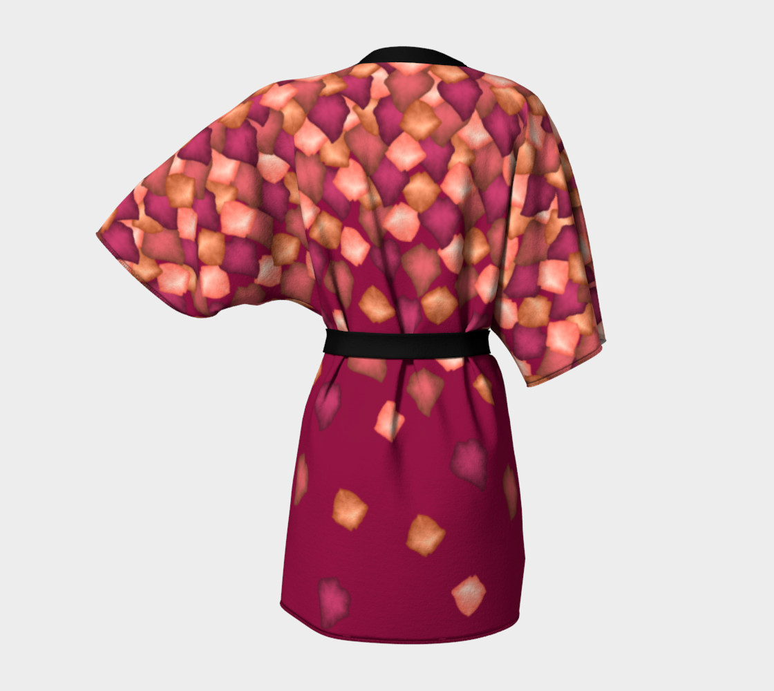 Aperçu de Falling Leaves Kimono Robe #4