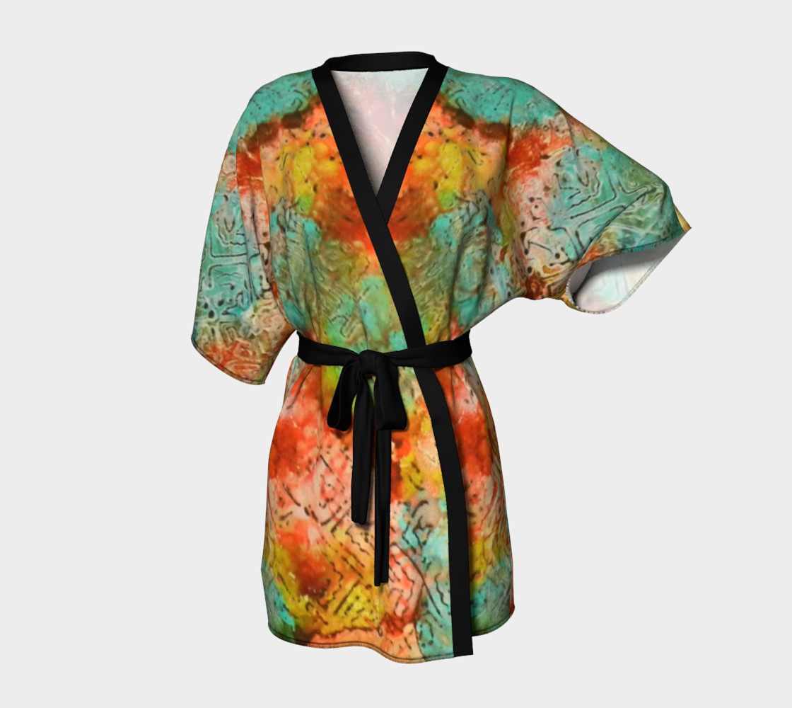 Paprika Drift Ink #18 Kimono Robe preview #1