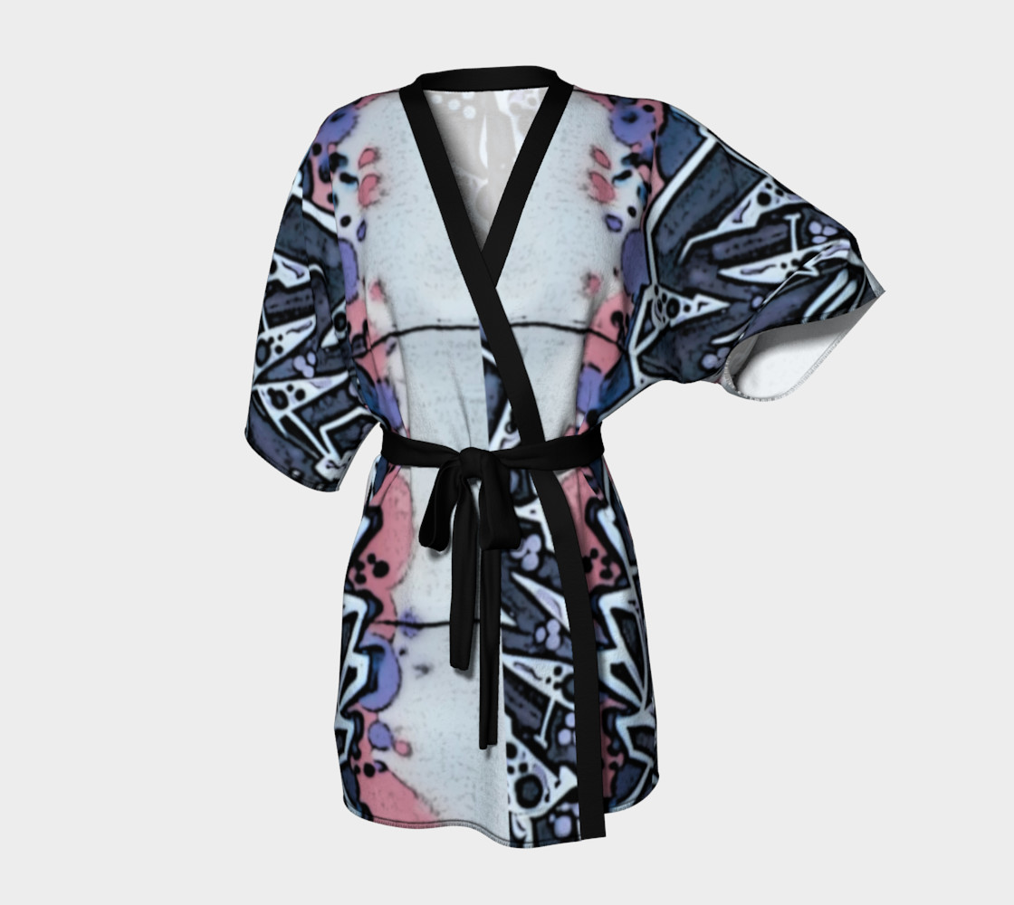 Train Grafitti #4 Kimono Robe preview #1