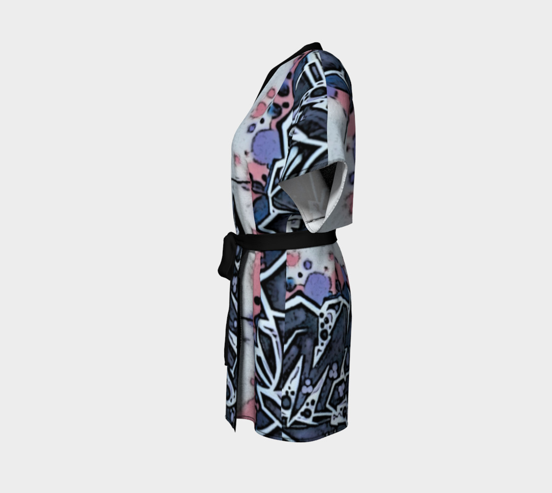 Train Grafitti #4 Kimono Robe preview #2
