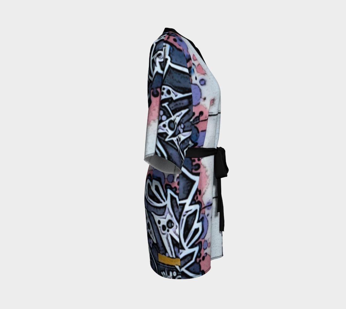 Train Grafitti #4 Kimono Robe preview #3
