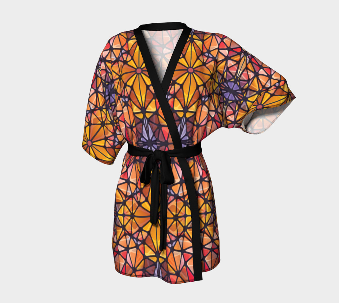 Amber Kaleidoscope Kimono Robe preview #1