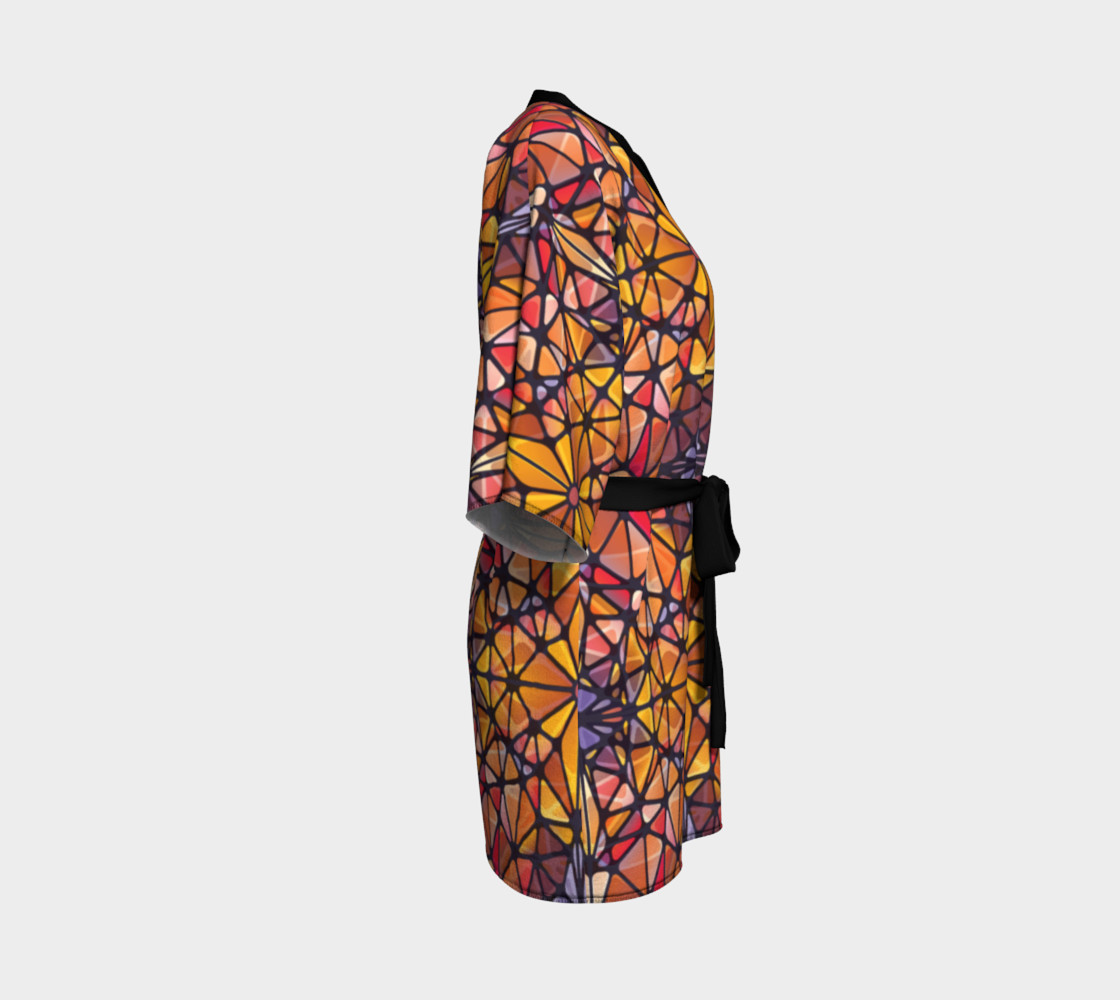 Amber Kaleidoscope Kimono Robe preview #3