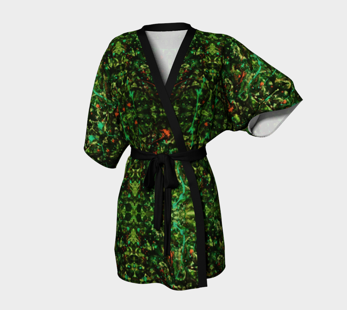Jungle Velvet Kimono Robe 3D preview