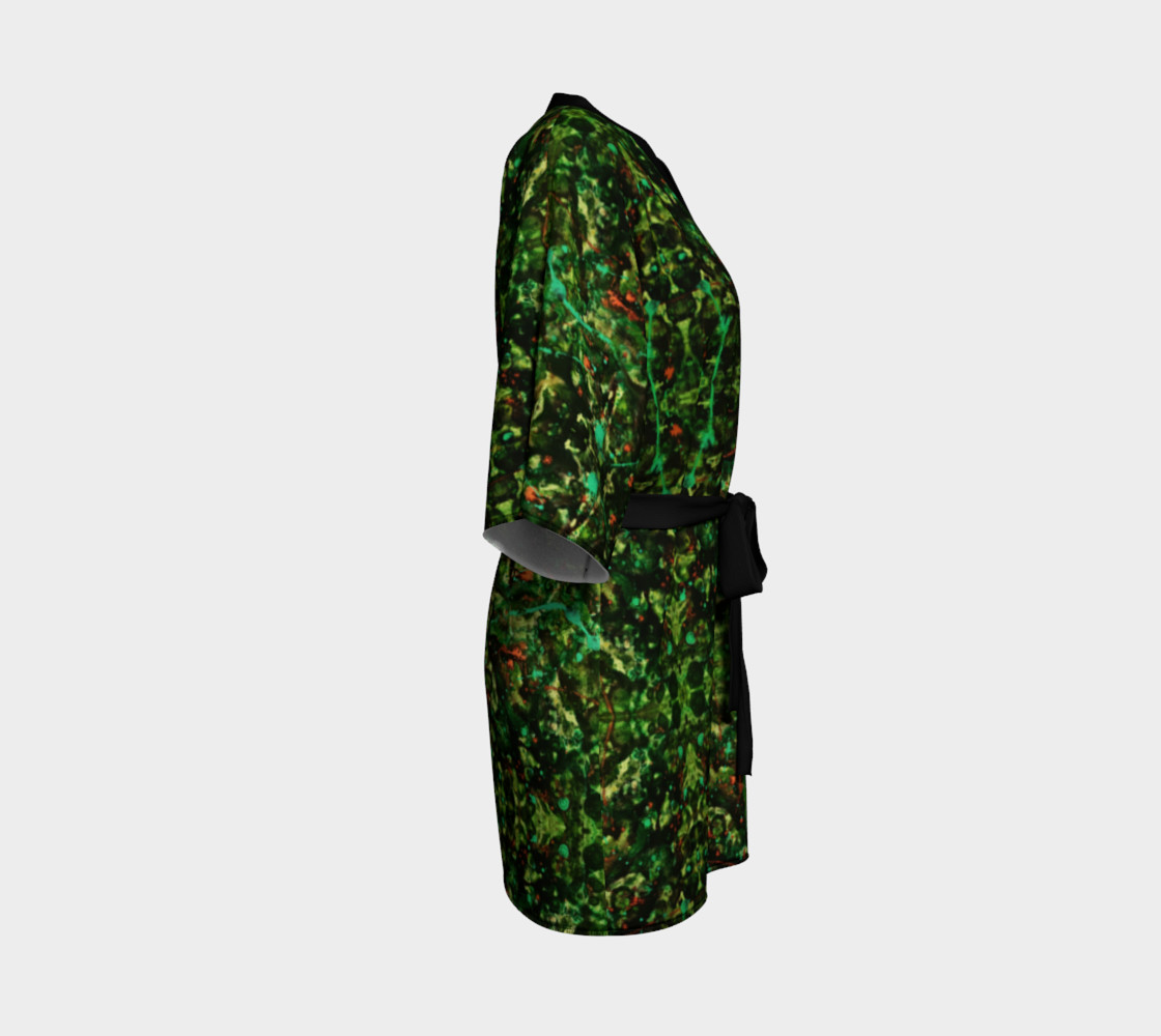 Jungle Velvet Kimono Robe preview #3