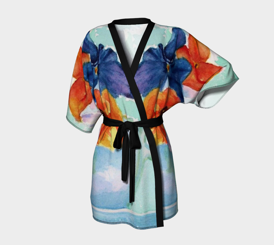 Dynamic Pansies Robe preview #1