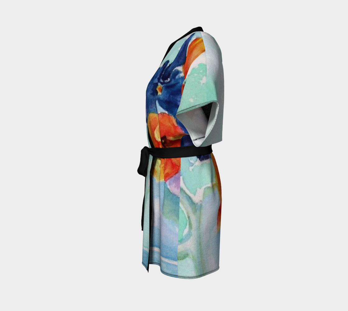 Dynamic Pansies Robe preview #2