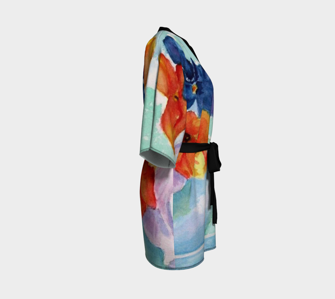 Dynamic Pansies Robe preview #3
