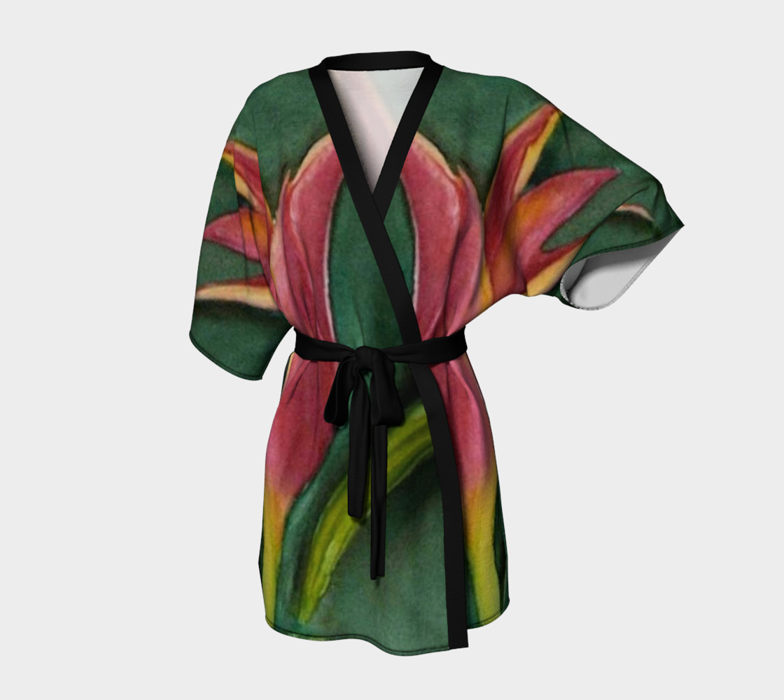 Fire Red Tulip Robe preview #1