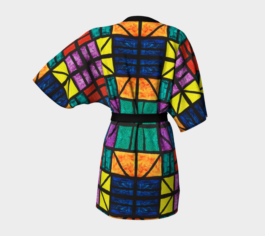 Detroit Stained Glass Kimono Robe preview #4