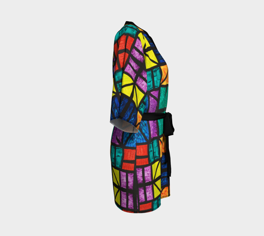 Detroit Stained Glass Kimono Robe preview #3