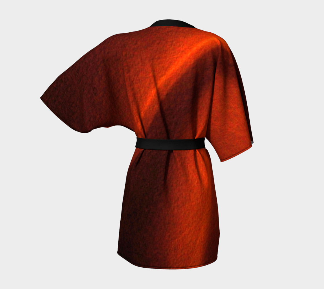 Red Chiaroscuro Kimono preview #4