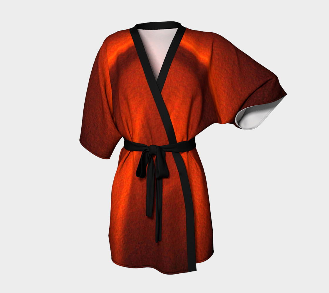 Red Chiaroscuro Kimono 3D preview