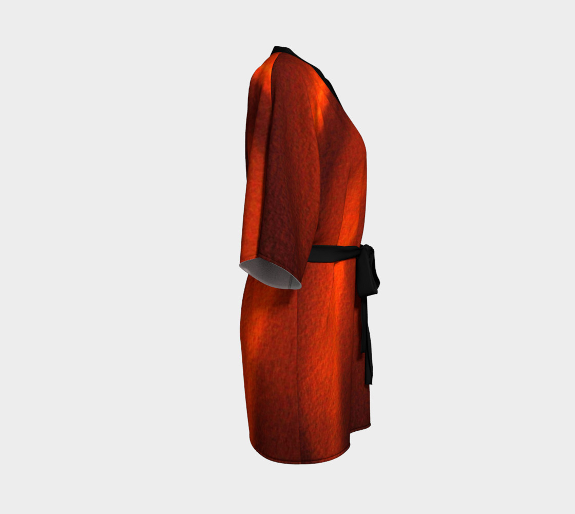 Red Chiaroscuro Kimono preview #3
