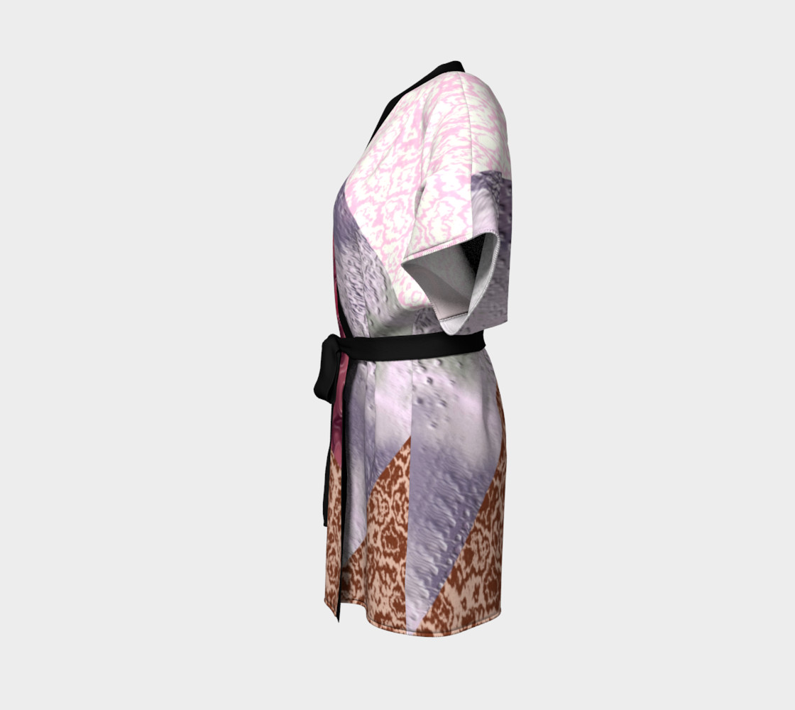 Patched in Pink Patterns Kimono thumbnail #3