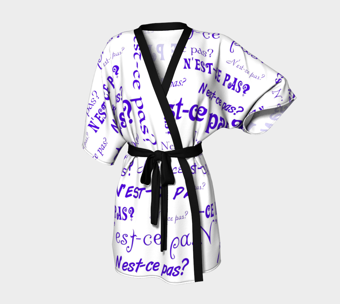 Purple N'est-ce Pas Kimono preview #1
