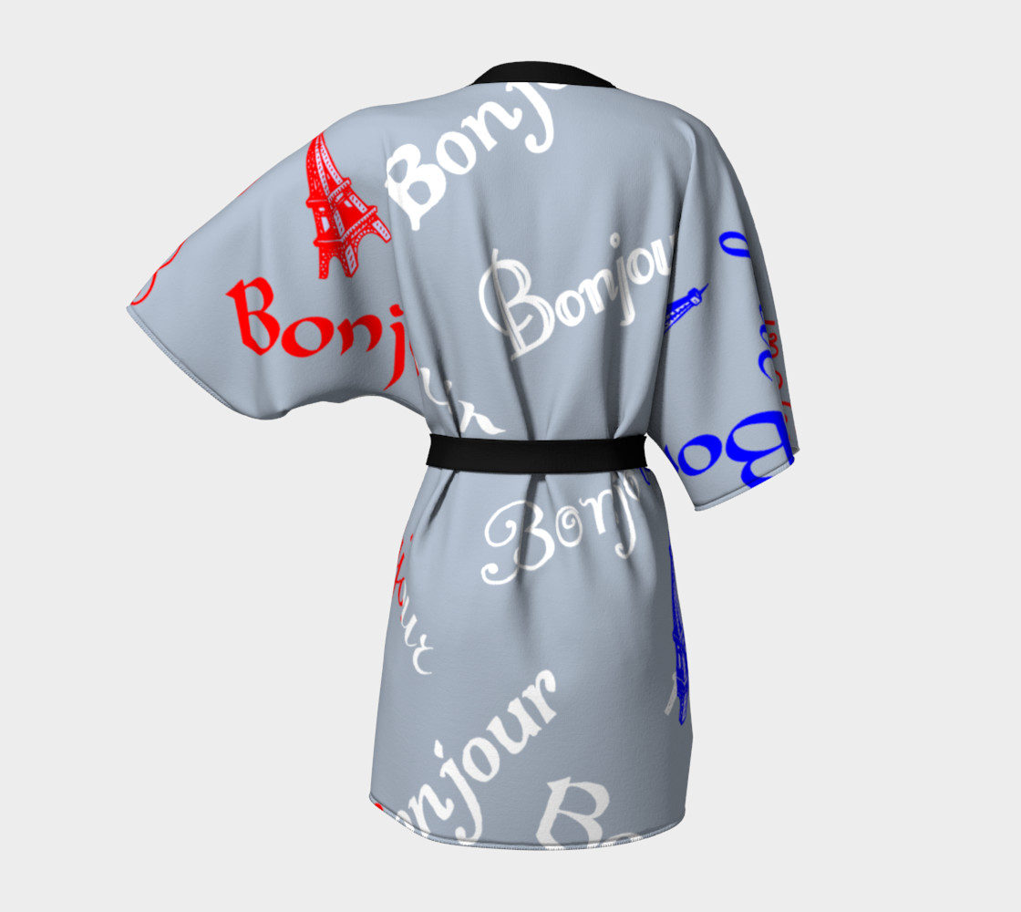 French Flag Bonjour Kimono preview #4