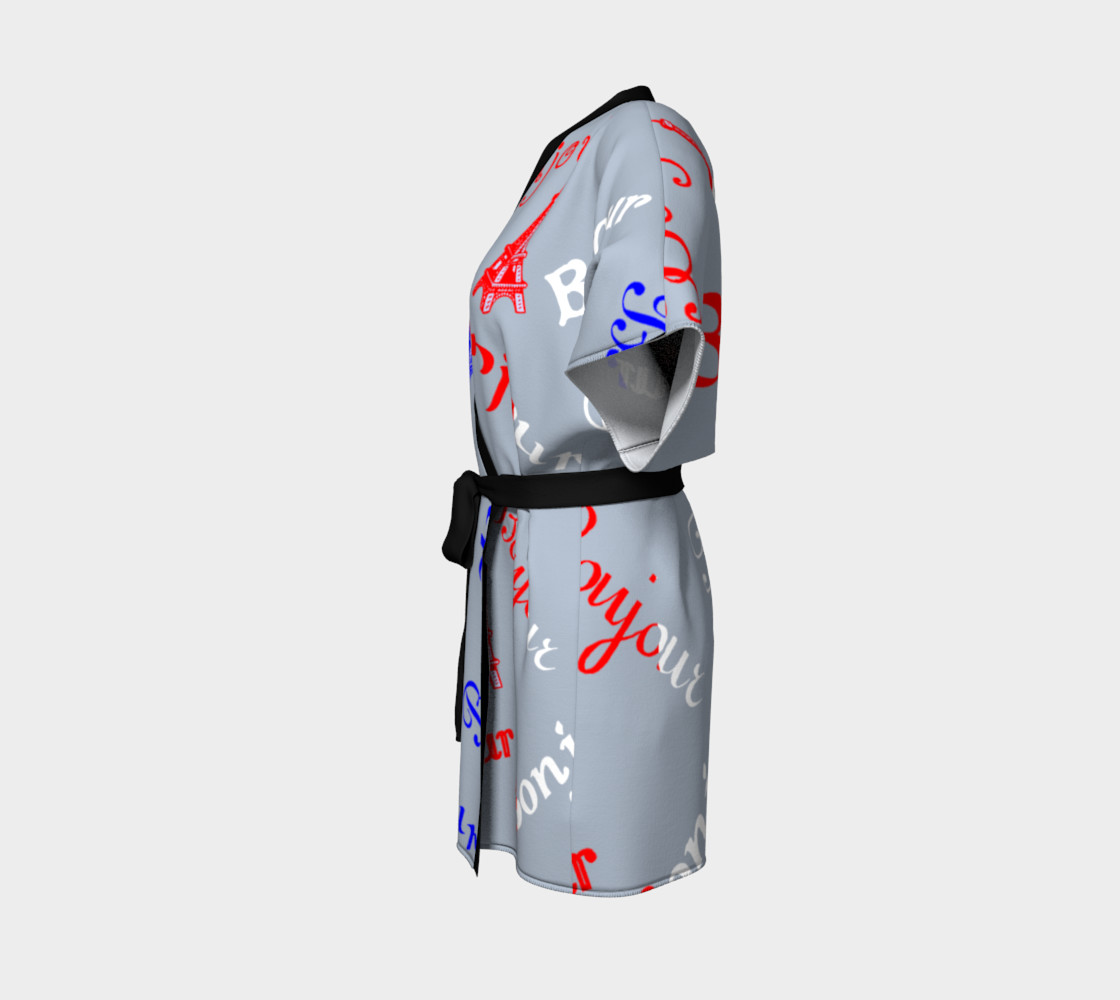French Flag Bonjour Kimono preview #2