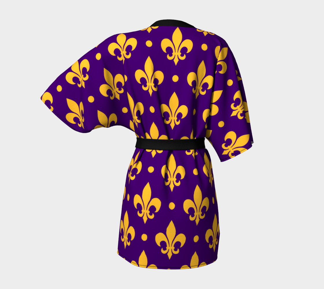 Purple & Gold LSU Fleur De Lis NOLA New Orleans Louisiana thumbnail #5