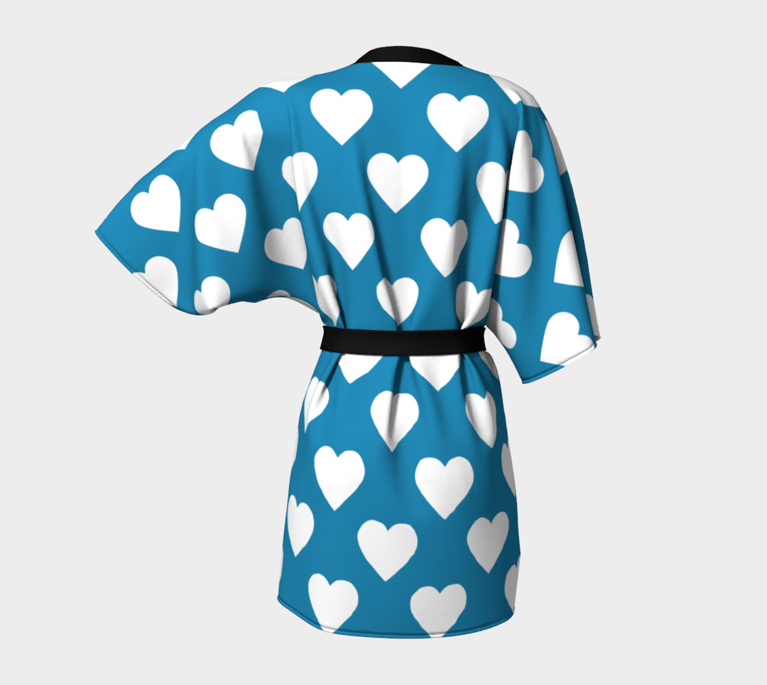 Simple Hearts on Blue preview #4