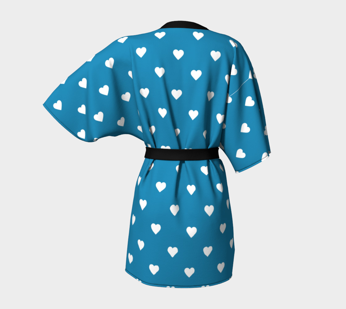 Small heart on blue preview #4
